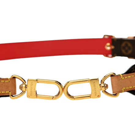 Louis Vuitton Monogram Patches Bandoulière Shoulder Strap Brown Canvas sold at Queen Bee of Beverly Hills