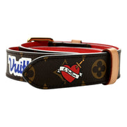Louis Vuitton Monogram Patches Bandoulière Shoulder Strap Brown Canvas sold at Queen Bee of Beverly Hills