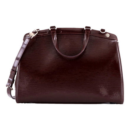Louis Vuitton Brea MM Electric Epi Leather Prune Red Shoulder Handbag
