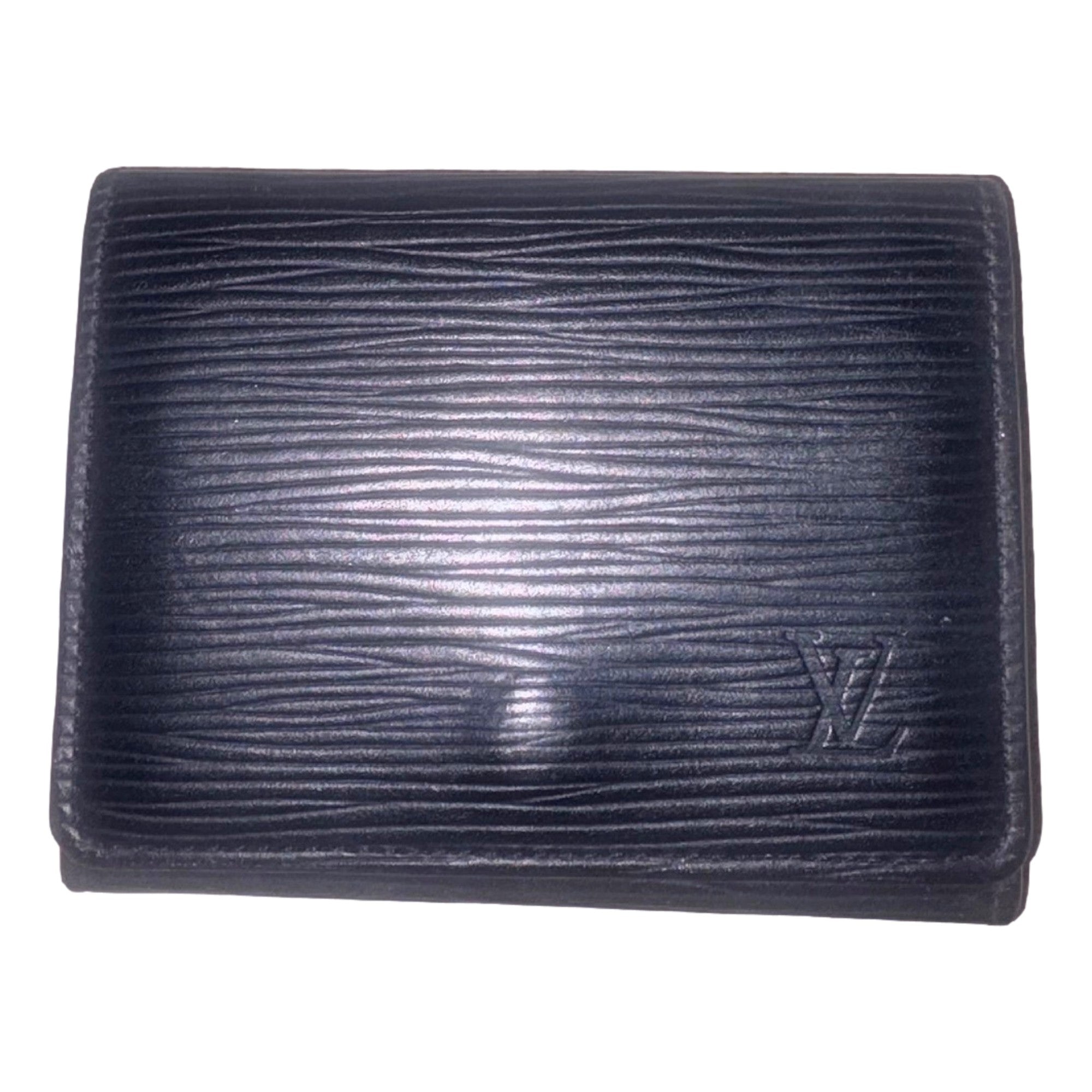 Louis Vuitton Envelope Carte de Visite Black Epi Leather