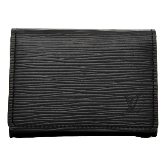 Louis Vuitton Envelope Carte de Visite Black Epi Leather