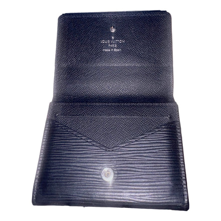Louis Vuitton Envelope Carte de Visite Black Epi Leather