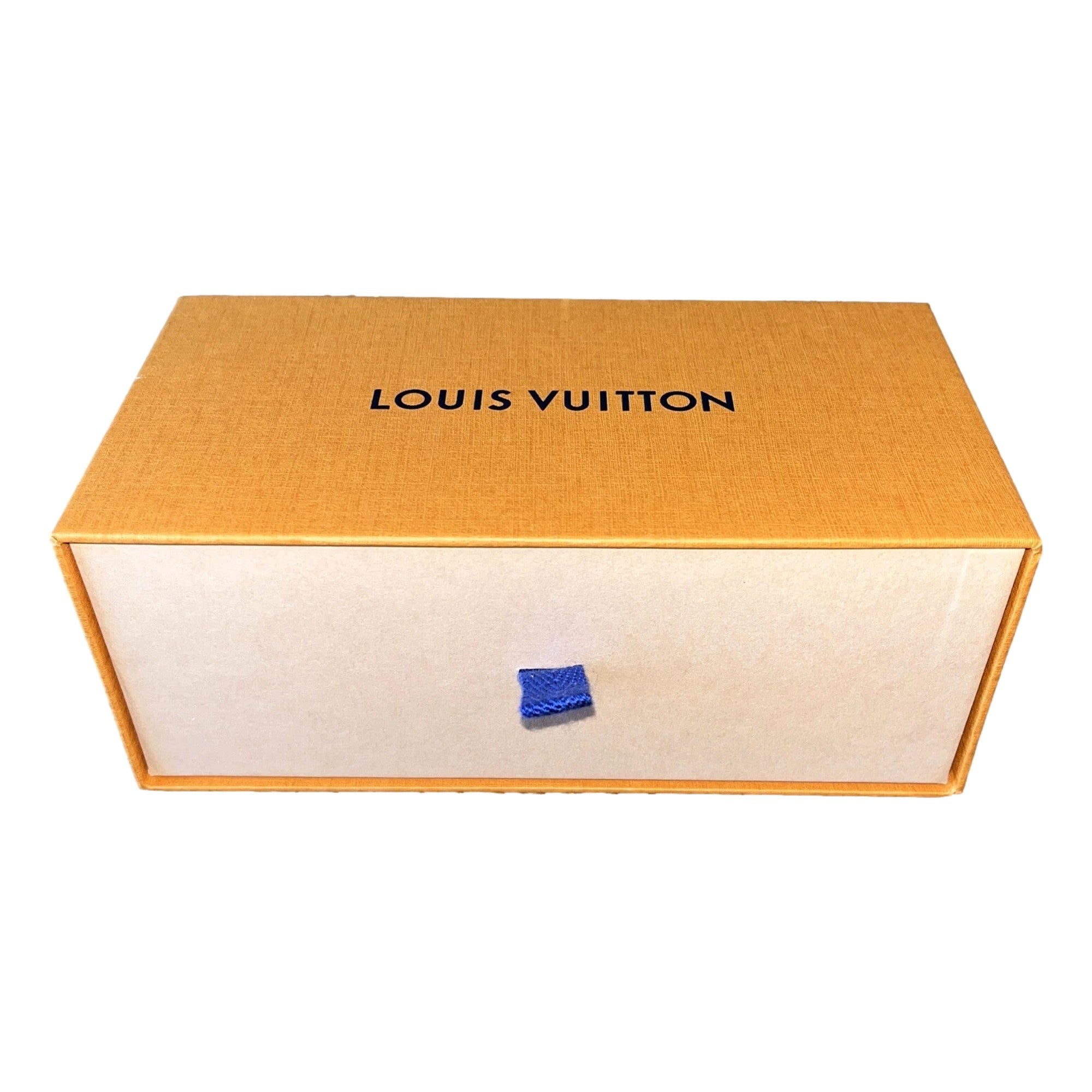 Louis Vuitton Clash Square Sunglasses Black Frame Gold LV Logo