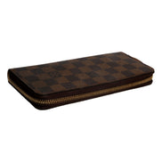 Louis Vuitton Rose Ballerine Damier Ebene Canvas Clemence Zippy Wallet -  available at Queen Bee of Beverly Hills.