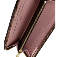 Louis Vuitton Rose Ballerine Damier Ebene Canvas Clemence Zippy Wallet -  available at Queen Bee of Beverly Hills.