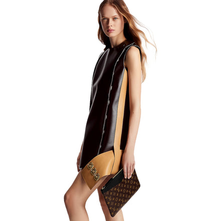 Louis Vuitton Daily Pouch Monogram Canvas Black available at Queen Bee of Beverly Hills