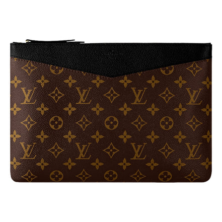 Louis Vuitton Daily Pouch Monogram Canvas Black available at Queen Bee of Beverly Hills