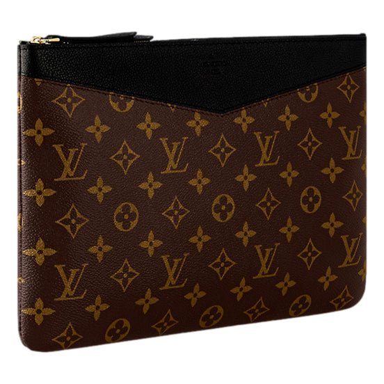 Louis Vuitton Daily Pouch Monogram Canvas Black available at Queen Bee of Beverly Hills