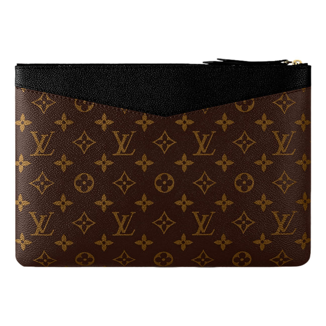 Louis Vuitton Daily Pouch Monogram Canvas Black available at Queen Bee of Beverly Hills