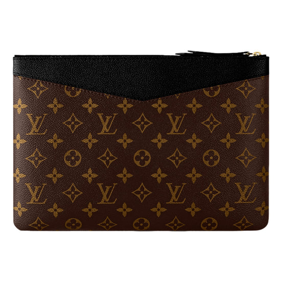 Louis Vuitton Daily Pouch Monogram Canvas Black available at Queen Bee of Beverly Hills