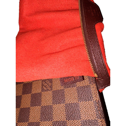 Louis Vuitton Damier Ebene Sac Plat Tote Vintage 1997 available at Queen Bee of Beverly Hills
