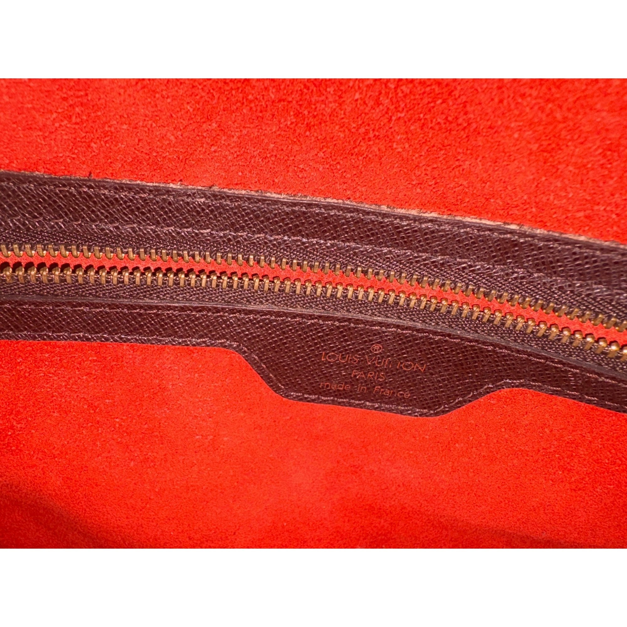 Louis Vuitton Damier Ebene Sac Plat Tote Vintage 1997 available at Queen Bee of Beverly Hills