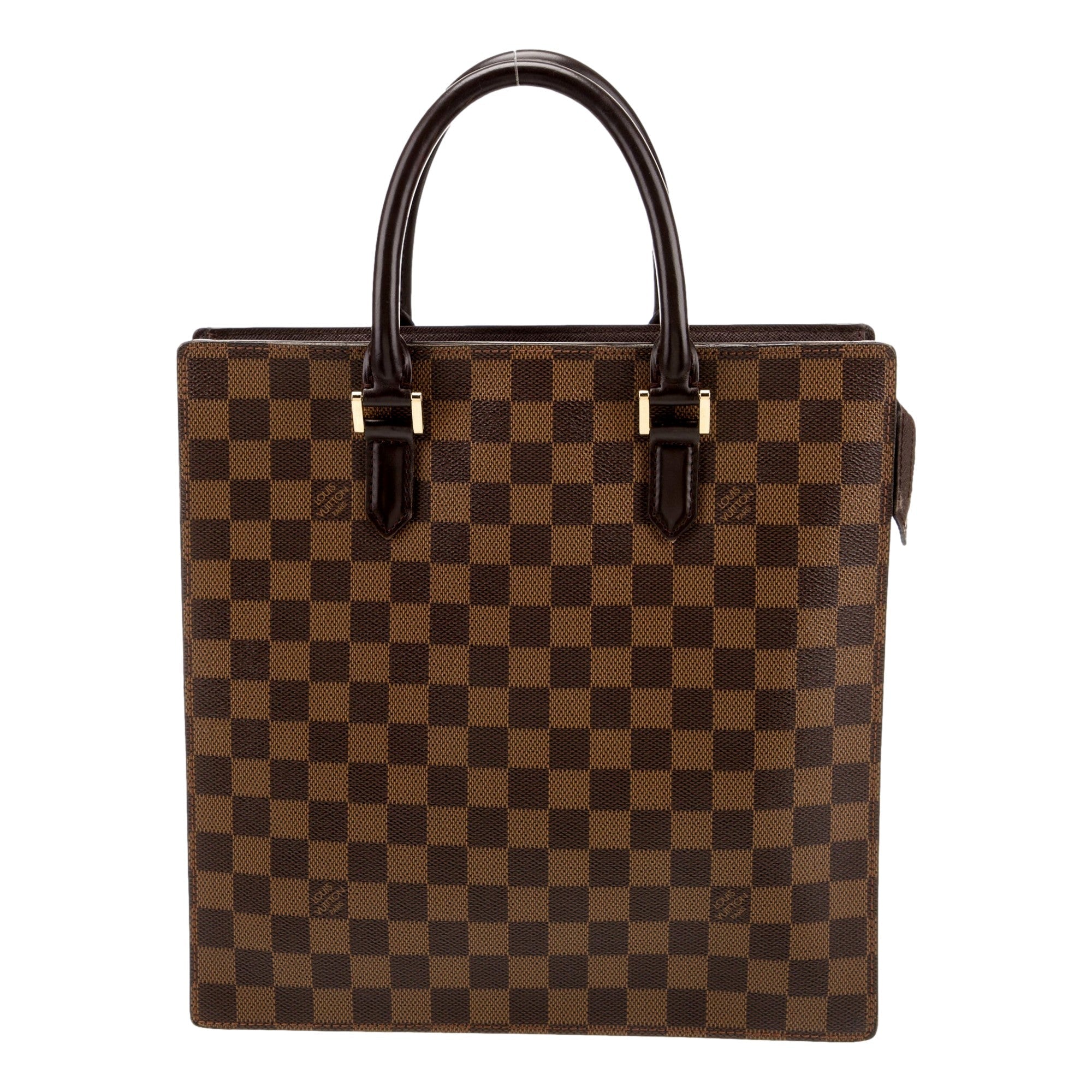Louis Vuitton Damier Ebene Sac Plat Tote Vintage 1997 available at Queen Bee of Beverly Hills