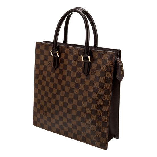 Louis Vuitton Damier Ebene Sac Plat Tote Vintage 1997 available at Queen Bee of Beverly Hills