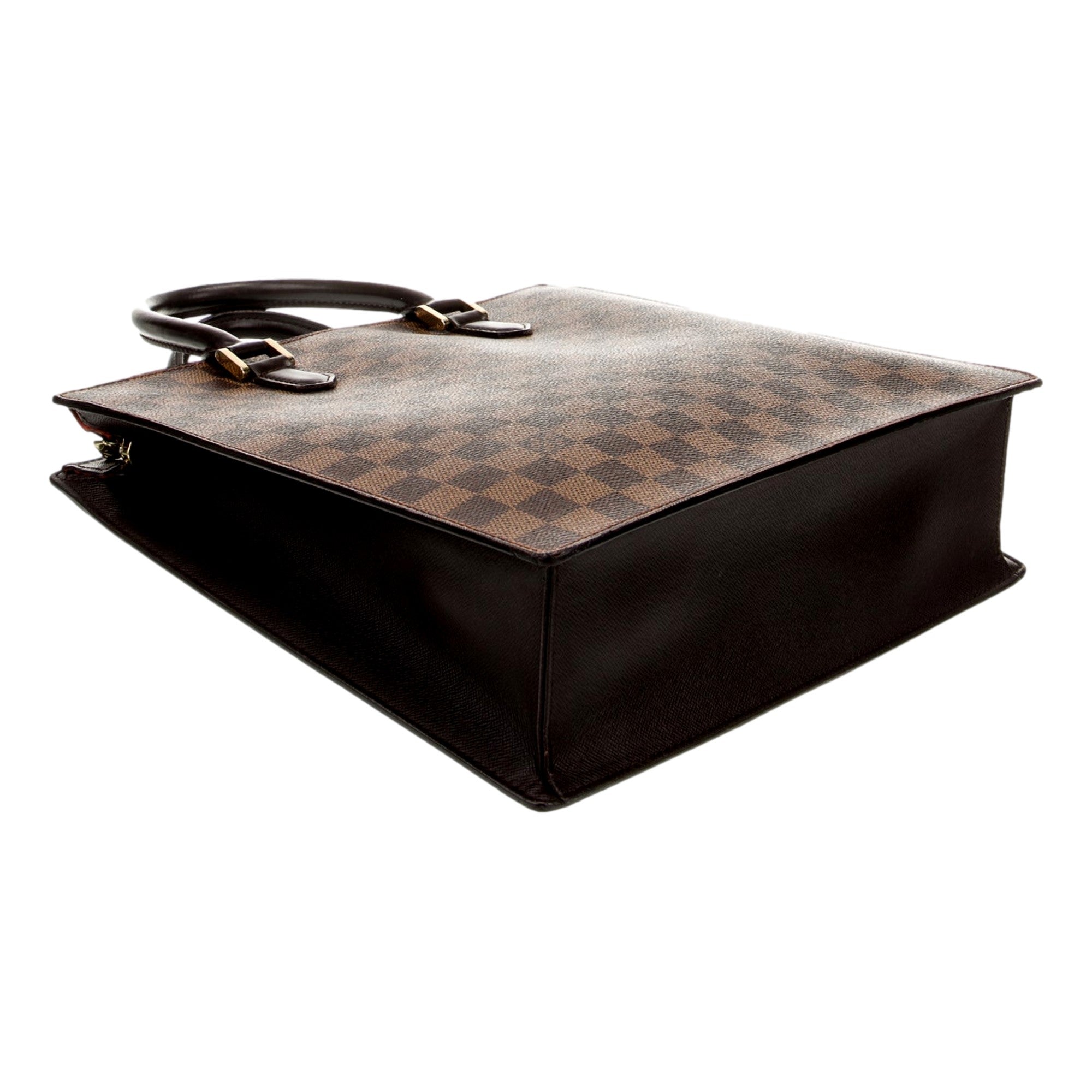 Louis Vuitton Damier Ebene Sac Plat Tote Vintage 1997 available at Queen Bee of Beverly Hills