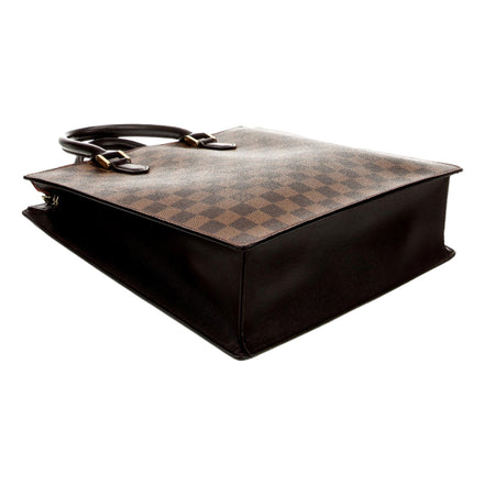 Louis Vuitton Damier Ebene Sac Plat Tote Vintage 1997 available at Queen Bee of Beverly Hills