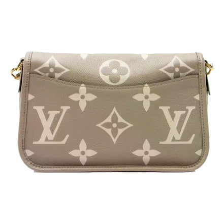Louis Vuitton Diane Beige Monogram Empreinte Leather Crossbody Bag - available at Queen Bee of Beverly Hills. 