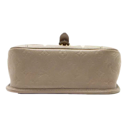 Louis Vuitton Diane Beige Monogram Empreinte Leather Crossbody Bag - available at Queen Bee of Beverly Hills. 