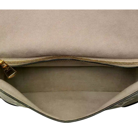 Louis Vuitton Diane Beige Monogram Empreinte Leather Crossbody Bag