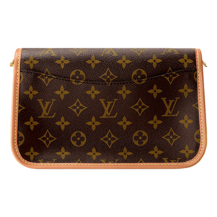 Louis Vuitton Diane Monogram Canvas Leather Satchel with Jacquard Strap