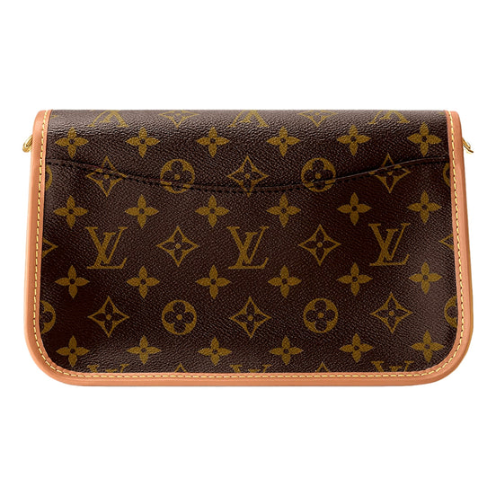 Louis Vuitton Diane Monogram Canvas Leather Satchel with Jacquard Strap