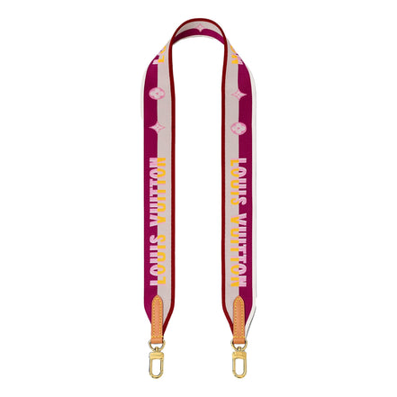 Louis Vuitton Diane Monogram Canvas Leather Satchel with Jacquard Strap