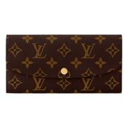 Louis Vuitton Emilie Wallet Monogram Canvas in Rose Ballerine