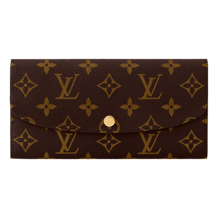 Louis Vuitton Emilie Wallet Monogram Canvas in Rose Ballerine