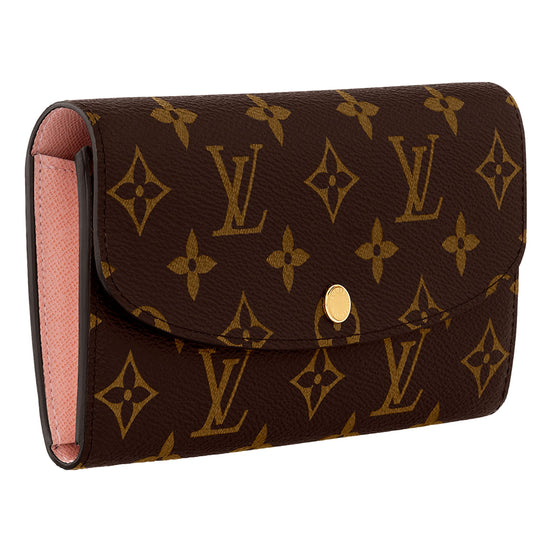Louis Vuitton Emilie Wallet Monogram Canvas in Rose Ballerine