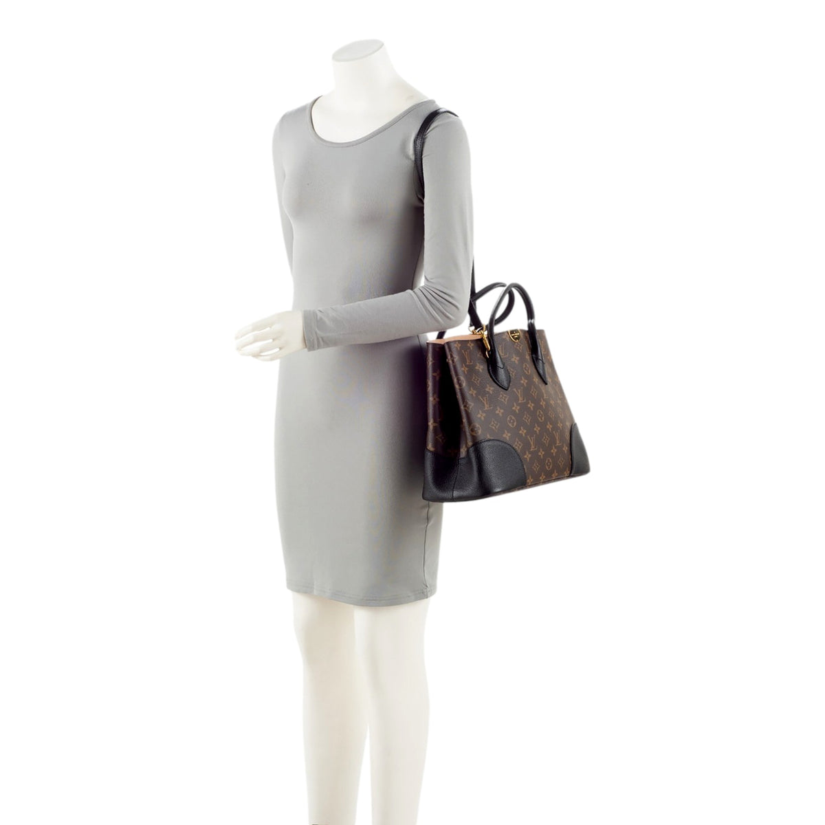 Louis Vuitton Flandrin Monogram Canvas Leather Handbag with Strap available at Queen Bee of Beverly Hills
