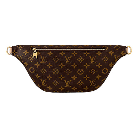 Louis Vuitton High Rise Bumbag Classic Monogram Leather Trim