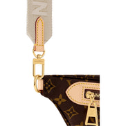 Louis Vuitton High Rise Bumbag Classic Monogram Leather Trim