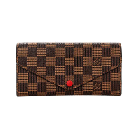 Louis Vuitton Josephine Damier Ebene Continental Long Trifold Wallet at_Queen_Bee_of_Beverly_Hills