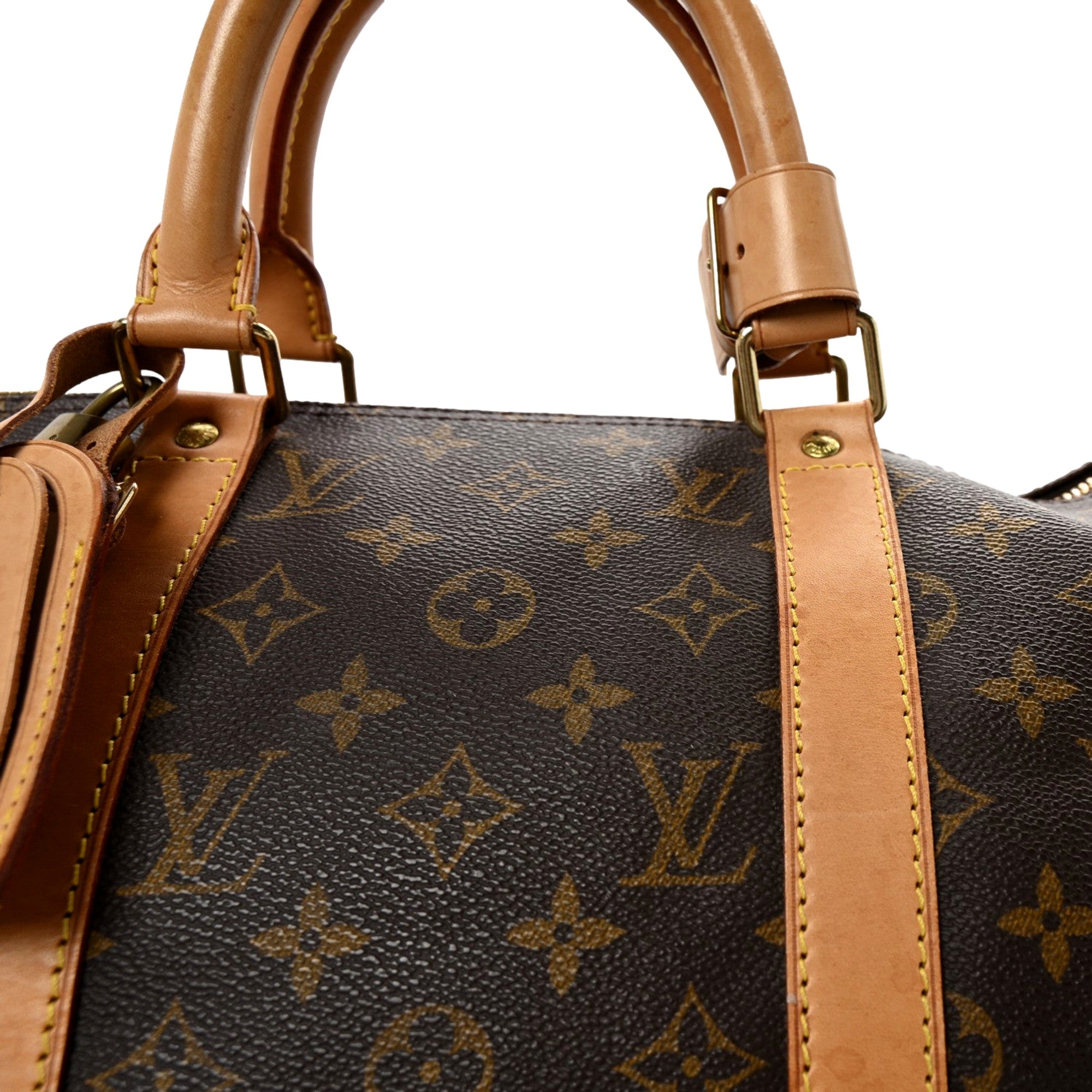 Louis Vuitton Keepall 55 Monogram Canvas Duffle Bag available at Queen Bee of Beverly Hills