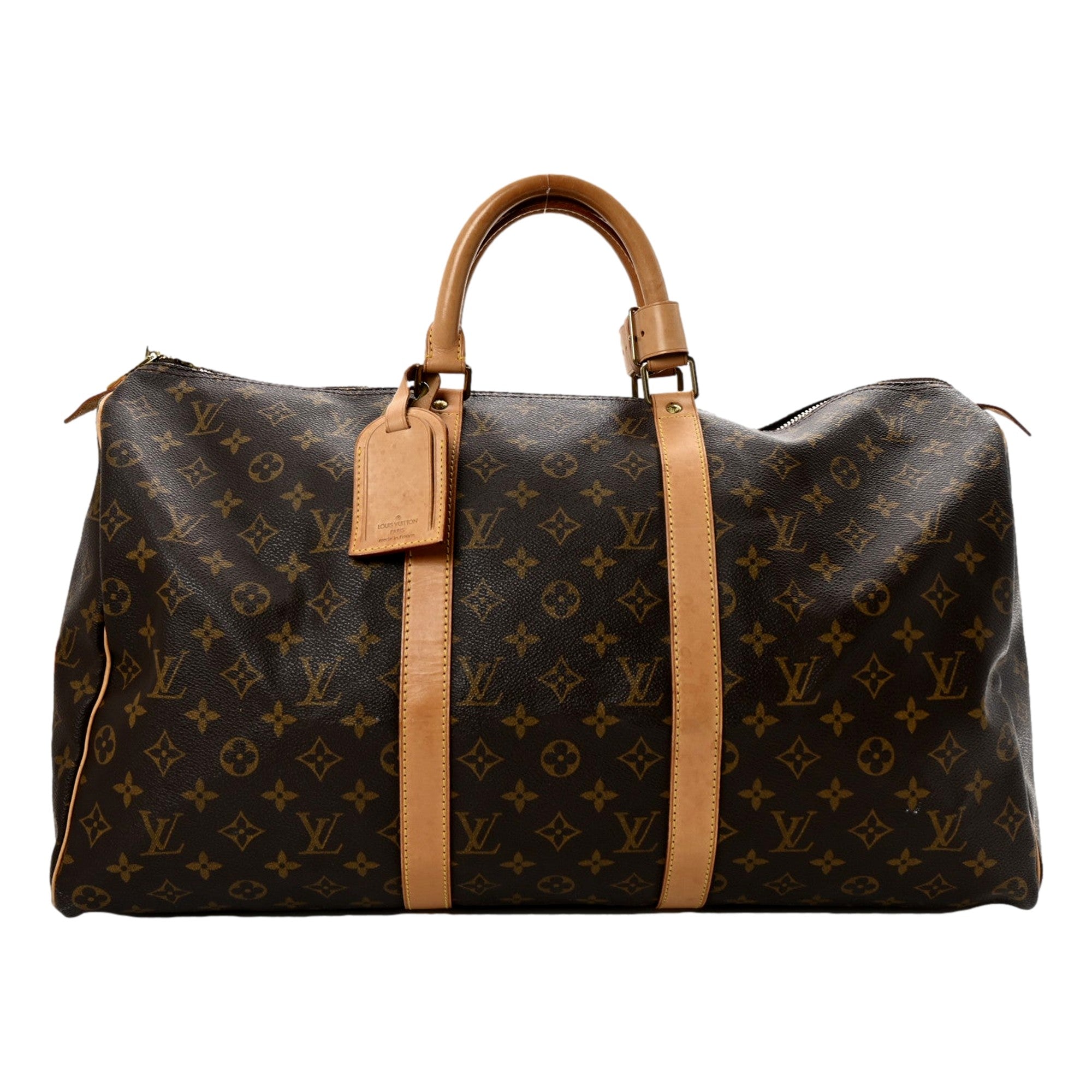 Louis Vuitton Keepall 55 Monogram Canvas Duffle Bag