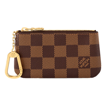 Louis Vuitton Monogram Canvas Damier Ebene Key Pouch Wallet available at Queen Bee of Beverly Hills