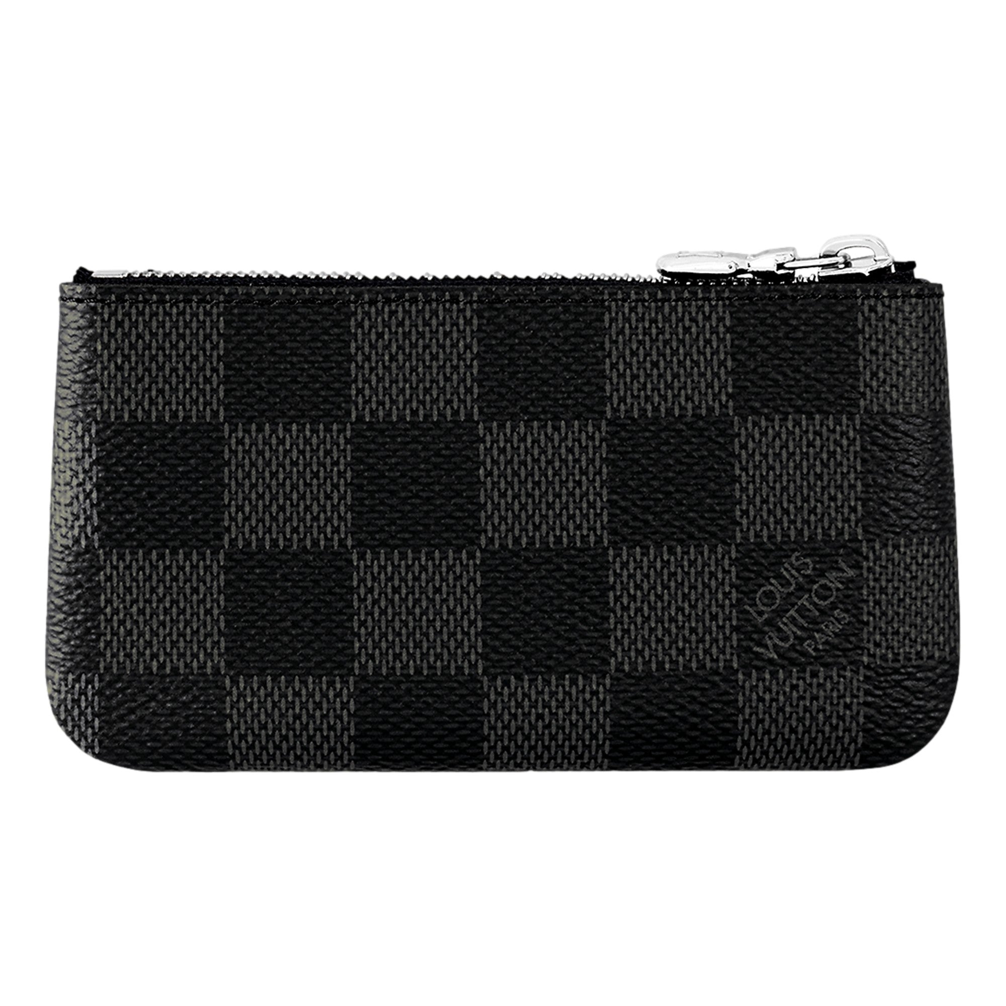 Louis Vuitton Key Pouch in Damier Graphite sold at Queen Bee of Beverly Hills