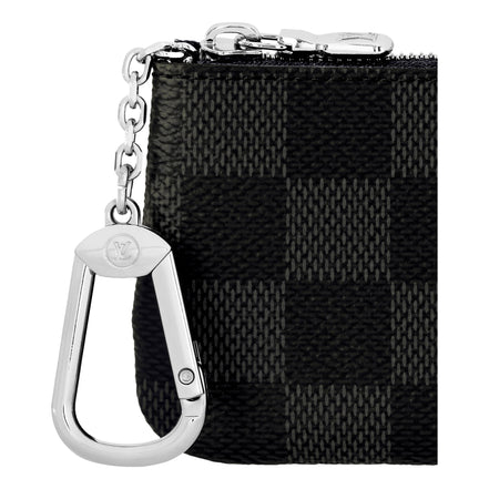 Louis Vuitton Key Pouch in Damier Graphite sold at Queen Bee of Beverly Hills