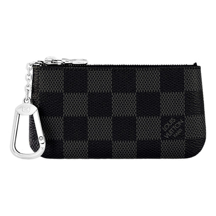 Louis Vuitton Key Pouch in Damier Graphite sold at Queen Bee of Beverly Hills