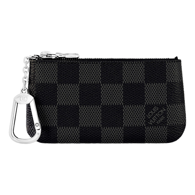 Louis Vuitton Key Pouch in Damier Graphite sold at Queen Bee of Beverly Hills