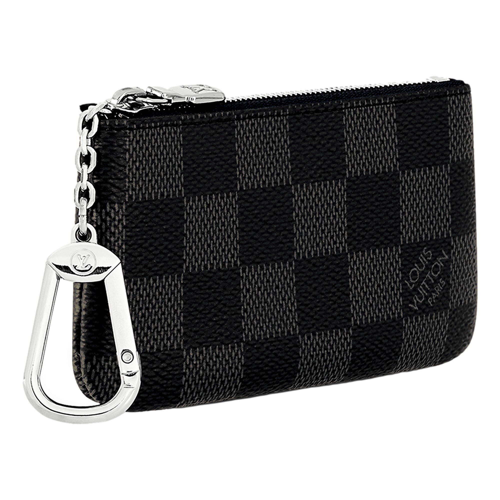 Louis Vuitton Key Pouch in Damier Graphite sold at Queen Bee of Beverly Hills