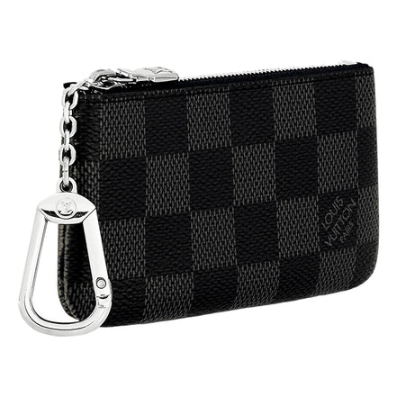 Louis Vuitton Key Pouch in Damier Graphite sold at Queen Bee of Beverly Hills
