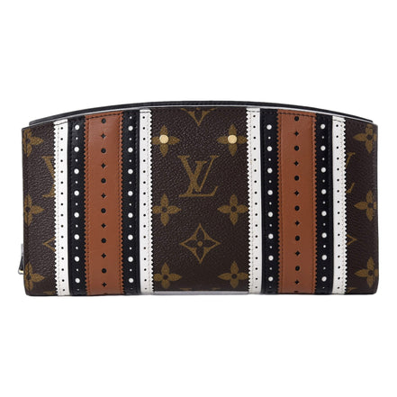 Louis Vuitton Limited Edition Zippy Steamer Wallet Brogue Monogram available at Queen Bee of Beverly Hills