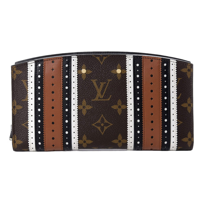 Louis Vuitton Limited Edition Zippy Steamer Wallet Brogue Monogram available at Queen Bee of Beverly Hills