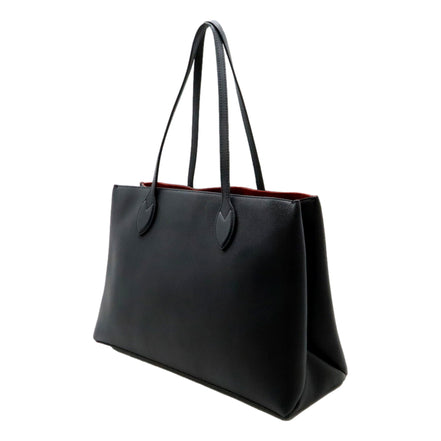 Louis Vuitton Lockme Shopper Tote Grained Leather Noir Black with Gold Hardware