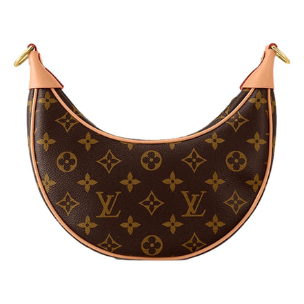 Louis Vuitton Loop Crescent Chain Crossbody Handbag Classic Monogram available at Queen Bee of Beverly Hills