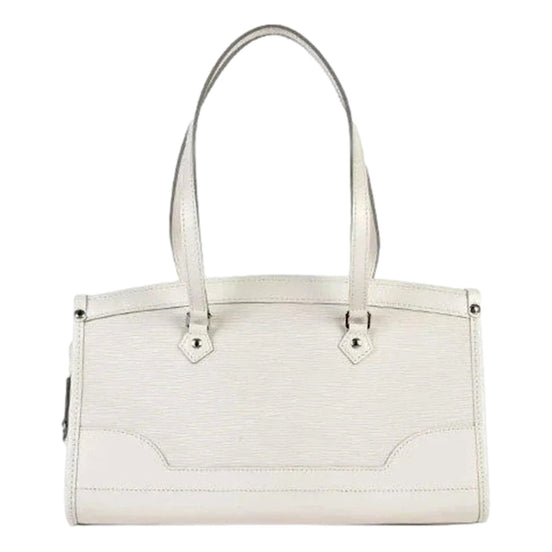 Louis Vuitton Madeleine PM Epi Shoulder Bag White available at Queen Bee of Beverly Hills