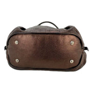 Louis Vuitton Mahina Hobo Handbag XL Leather Bronze available at Queen Bee of Beverly Hills