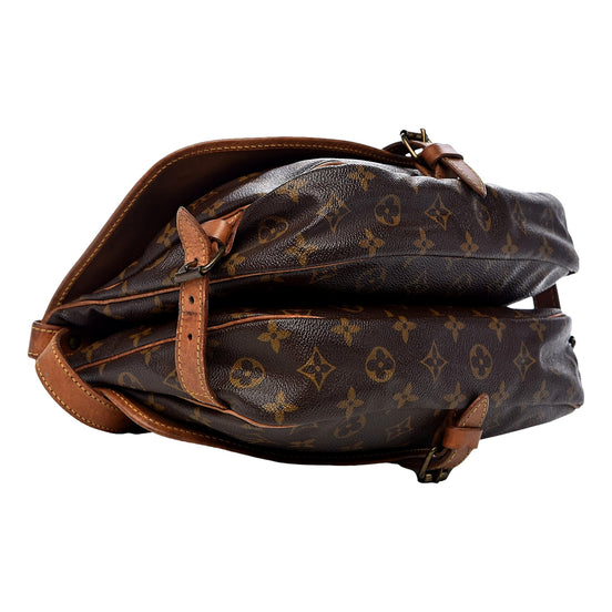 Louis Vuitton Monogram Canvas Saumur 30 Messanger Bag - available at Queen Bee of Beverly Hills. 