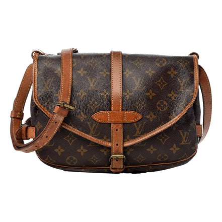 Louis Vuitton Monogram Canvas Saumur 30 Messanger Bag - available at Queen Bee of Beverly Hills. 